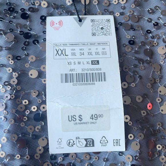 Zara sequins skirt - Picture 6 of 6